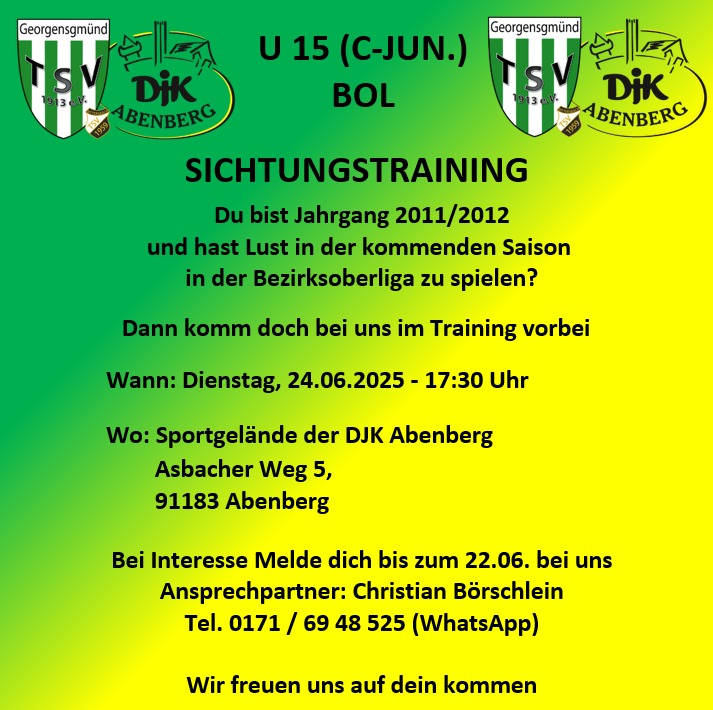 2025 06 Sichtungstraining