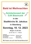 2023 12 10 Schuelerkonzert Plakat