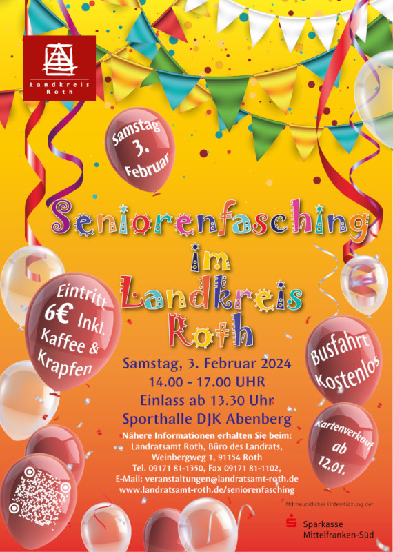 2024 02 03 Flyer Seniorenfasching